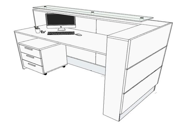 mueble de recepción